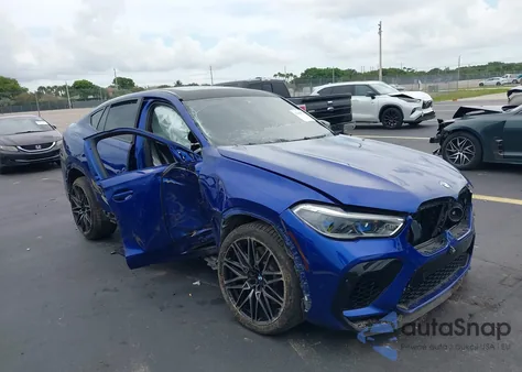 2021 BMW X6 M из США, поврежденный, VIN 5YMCY0C01M9E88629